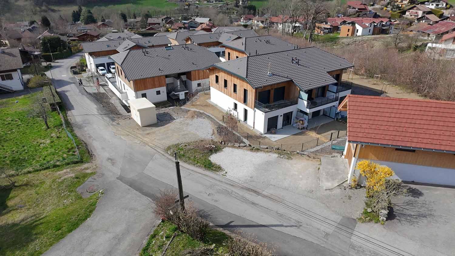 Construction d’un programme de 27 logements répartis sur 5 bâtiments avec sous-sol commun à Thônes
