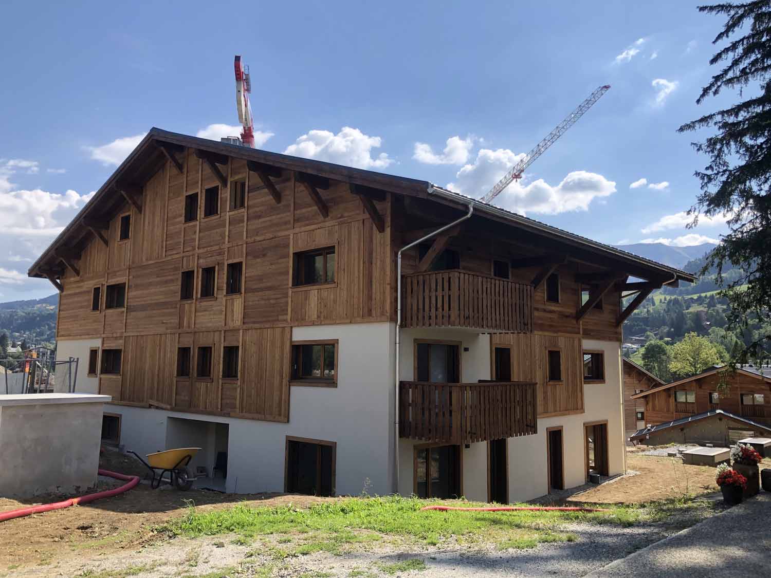 Construction d’un programme de 27 logements répartis sur 5 bâtiments avec sous-sol commun à Thônes
