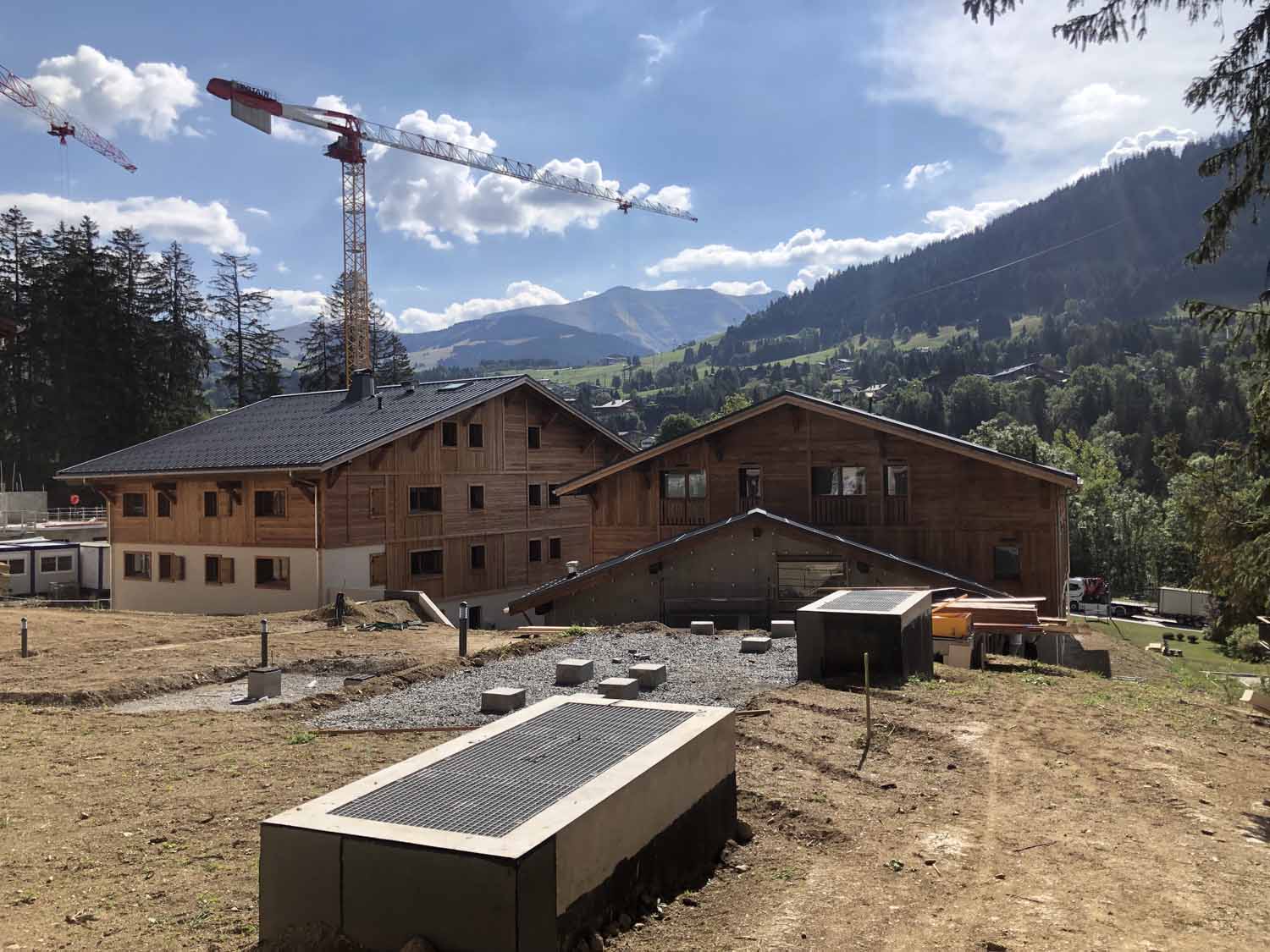 Construction d’un programme de 27 logements répartis sur 5 bâtiments avec sous-sol commun à Thônes