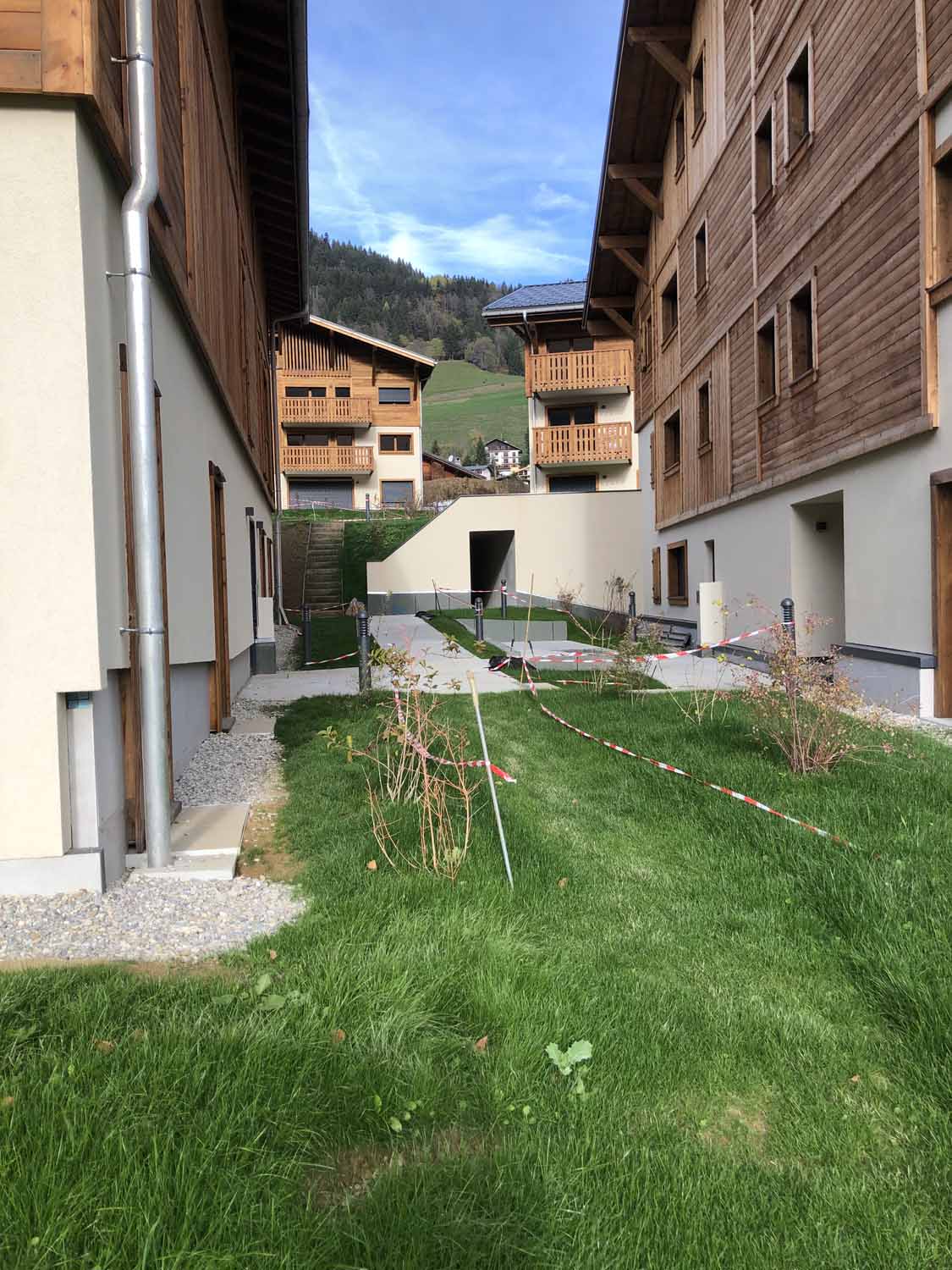 Construction d’un programme de 27 logements répartis sur 5 bâtiments avec sous-sol commun à Thônes