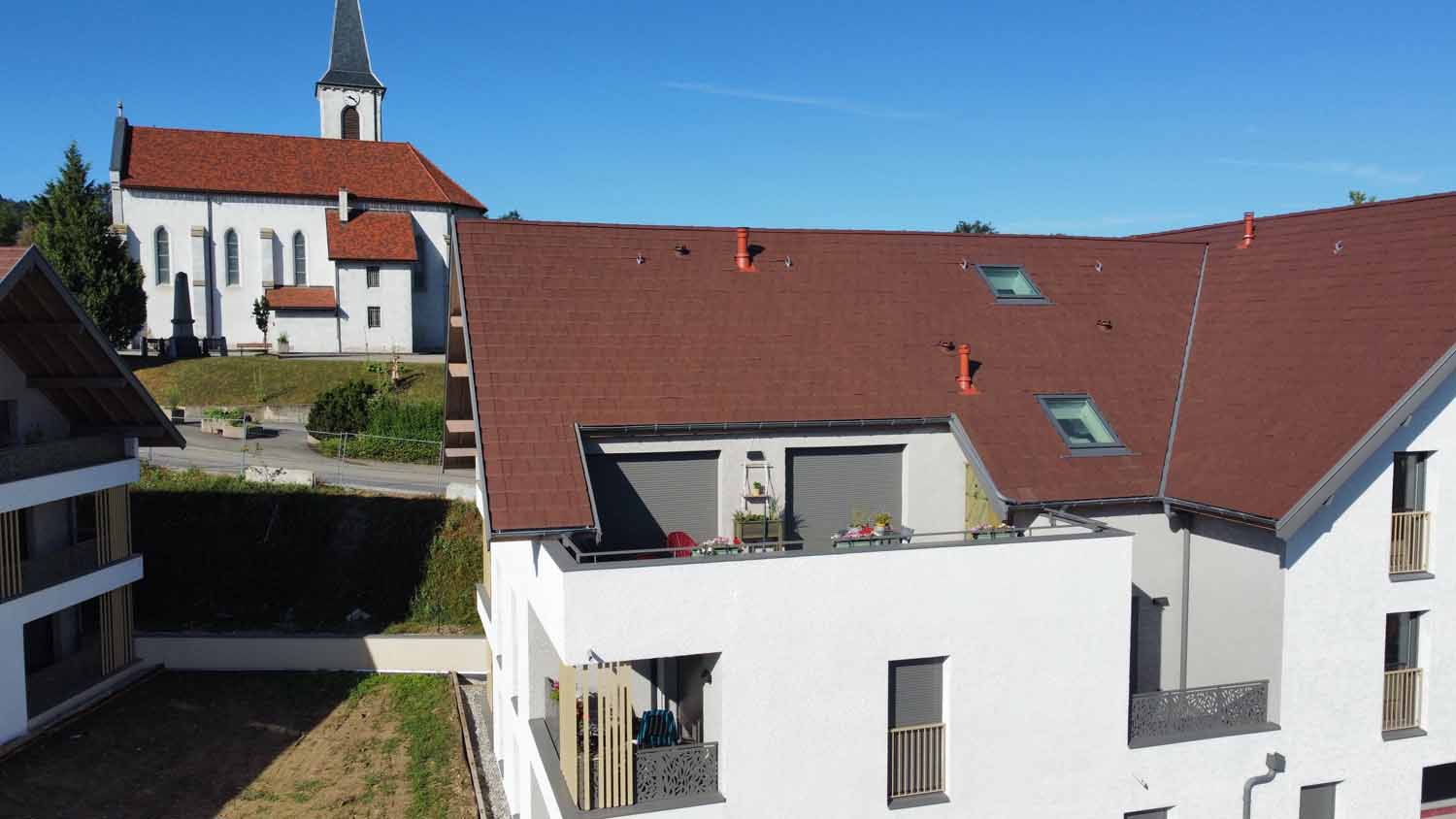 Création d'un quartier avec 3 bâtiments et 17 villas mitoyennes en Haute-Savoie