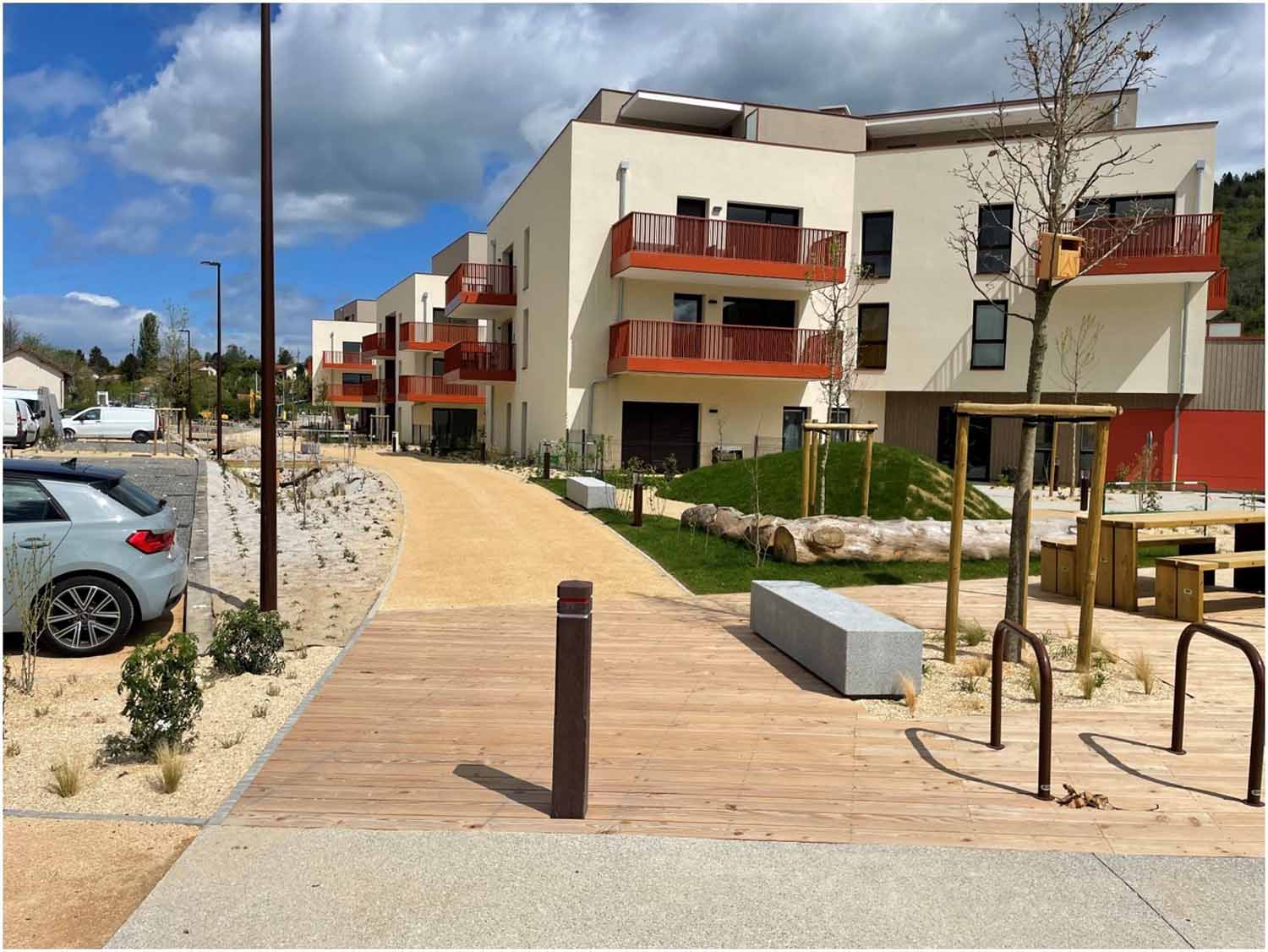 Création d’un quartier avec 44 logements, un local médical et une boulangerie en Haute-Savoie